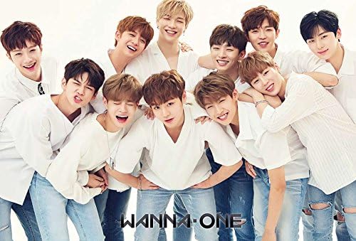 Amazon Com Maxis Wanna One Korean Boy Band Kpop Wall Decoration