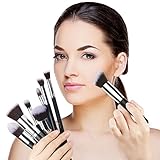 BESTOPE Makeup Brushes 8 Pieces Makeup Brush Set Professional Face Eyeliner Blush Contour Foundation Cosmetic Brushes for Powder Liquid Cream