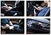 SHIMDU- Car Seat Side Pocket Organizer, Gap Filler and Drop Caddy Catcher,Storage For Your Accessories in Between Seats and Center Console,Premium PU Leather,Include 2 Pairs Of Velcro's-Set Of 2-Black