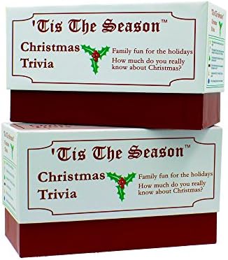 Tis The Season Christmas Trivia Game - The Classic and Original - Featuring Christmas Trivia Cards That Make For Great Holiday Games For The Entire Family (2 Pack)