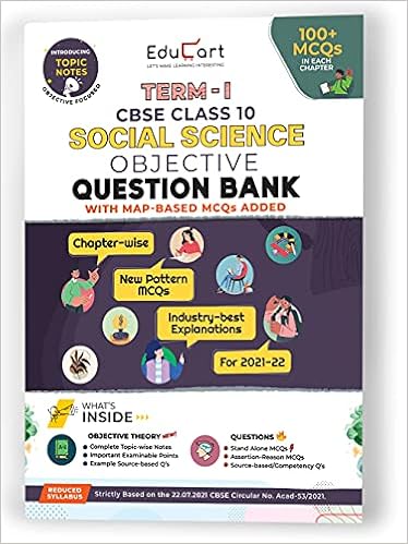 Educart Term 1 Social Science Mcq Class 10 Question Bank Book 2022 Based On New Mcqs Type Introduced In 2nd Sep 2021 Cbse Sample Paper Educart Educart Amazon In Books Buhs Map 2022