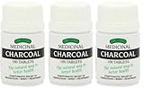 THREE PACK of Bragg's charcoal tablets 100