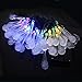 Solar String Lights 20LED Water Drop,IREALIST 8 Light Modes.Christmas Lights Solar Powered String lights for Garden, Patio, Yard, Home, Christmas Tree, Parties (Multi_color)