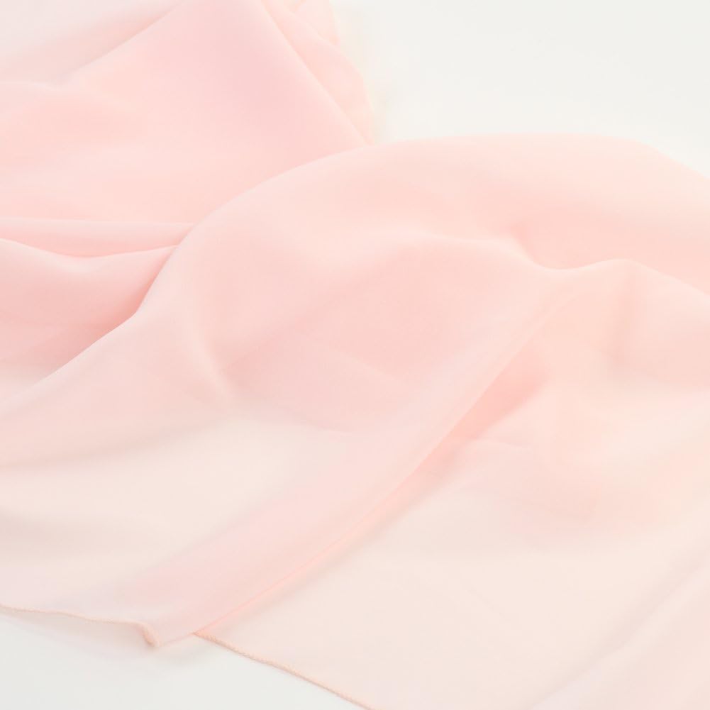 Best chiffon table runner gold blush