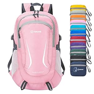 ZOMAKE Ultra Lightweight Hiking Backpack – Packable Durable Water Resistant Travel Backpack Daypack for Women Men