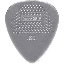 Dunlop 449P.60 Max-Grip Nylon Standard, Light Gray, .60mm, 12/Player's Pack
