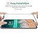 Screen Protector For iPhone X / XS,Luhuanx 4D Full Coverage [9H Hardness] [HD Clear] Tempered Glass Screen Bubble-Free Anti-Scratch Protective Film for iPhone X,iPhone XS Screen(Black-Clear)