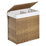 SONGMICS Divided Laundry hamper, 29 Gal