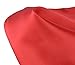 Moda Di Raza Black Pocket Squares, Hanky Satin Finish, Handkerchief for Men, Pañuelos Para Hombres, For Formal Suit Wedding, Black Handkerchief
