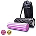 HealthyLifeStyle 2 in 1 Deep Tissue Massage AccuPoint Roller with Carrying Case