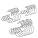 ESport 15 Pack Transparent C-Shape Cheek Retractors, Intraoral Cheek Lip Mouth Openers for Watch Ya Mouth & Speak Out Game