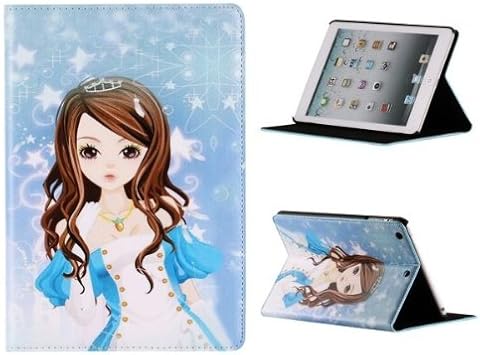 Coque Etui Housse Ipad Mini Cuir Dessin Princesse Manga Dock