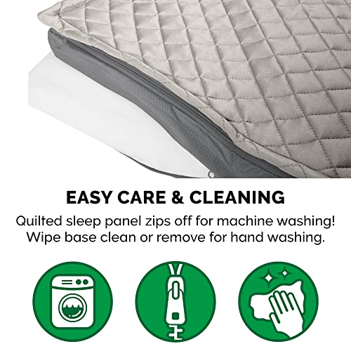 Furhaven WaterResistant IndoorOutdoor Convertible Quilt Top Solid