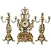 Design Toscano Inc Chateau Beaumont Grand Clock and Candelabra Ensemble