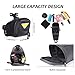 camgo Bike Wedge Saddle Bag, Mountain Road Bike Seat Pack Bag Cycling Bicycle Bag Repair Tools Pocket Riding Cycling Supplies (Black)thumb 3