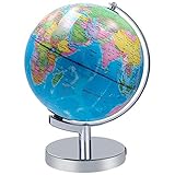 Illuminated World Globe for Kids, Educational Globe