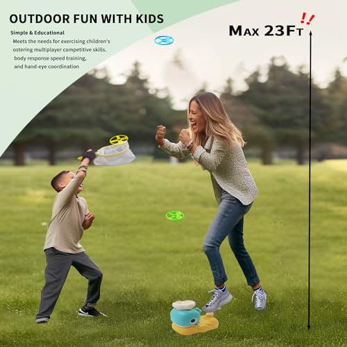 TreGecl Toys for Boys 5-7 – Butterfly Catching Game Fun Outside Yard Activities Toddler Toy for Kids Ages 3-12, Boys Grils STEM Gift, Backyard Games, Birthday Fun Gift Toddlers (Blue)