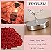 LOVFASHION LED Table Lamps - Adjustable Rose Flower Desk Lamp|Wedding Living Room Bedroom Party Home Decor with White LED Lights Red