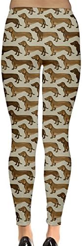 Jogja Women's Dachshund Dog Pattern Leggings