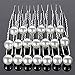 Polytree 20pcs Women's Fashion Wedding Bridal Party Hair Pins Clip Barrette White Faux Pearl Hairpins