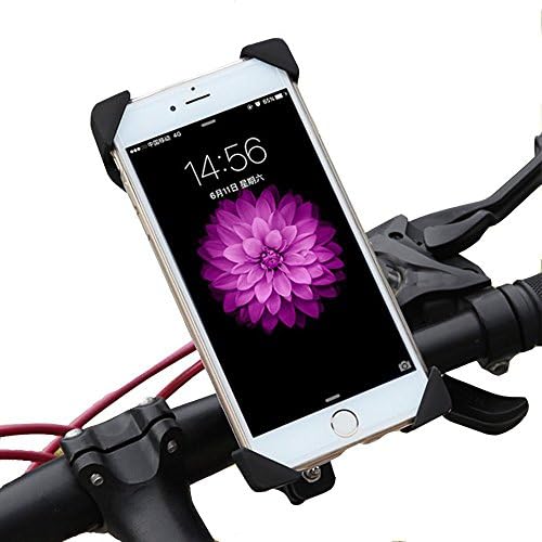 Bike Mount,Phone Holder Universal Cell Phone Bicycle Handlebar & Motorcycle Holder Cradle with 360 Rotate for iOS,Android Smartphone,GPS other Devices