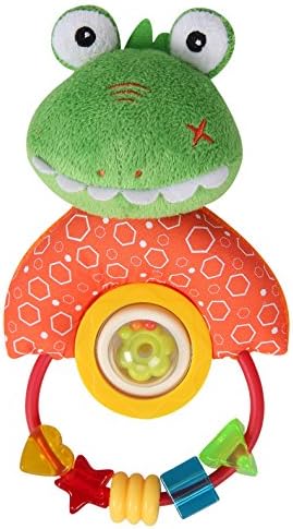 Cute Frog Color Beads Rattle T22017-4