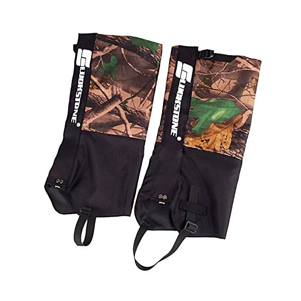 Hanperal-Double-Layer-Waterproof-Hunting-Walking-Climbing-Legging-Snow-Gaiters-Camouflage