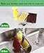 Kitchen Sponge Holder Brush Rack Sink Caddy Organizer Soap Dishwashing Liquid Drainer Stainless Steel Kitchen Tools