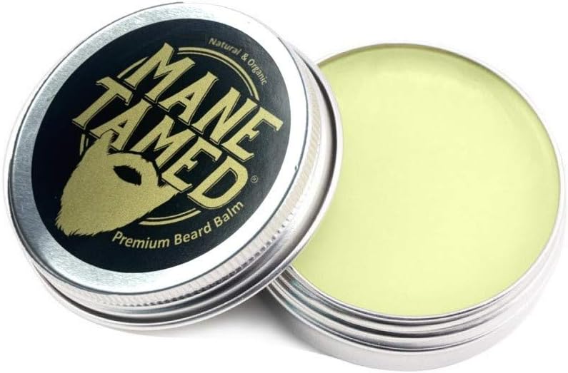 Mane Tamed® Premium Natural & Organic Beard Hair Care Conditioner Balm for Beard Growth Condition, Control, Moisturise - Image 3