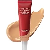 MISSHA M Perfect Cover BB Cream No.33 Tan SPF 42 PA+++ 1.69 oz | Deep-medium warm undertone skin; tinted moisturizer for face, buildable coverage, smooth natural finish, daily wear