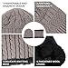 MissShorthair Men Winter Hat Scarf Set, Beanie Hat Neck Warmer for Women