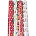 JAM Paper® Christmas Design Wrapping Paper - North Pole Christmas - 180 Sq Ft. - 4/pack