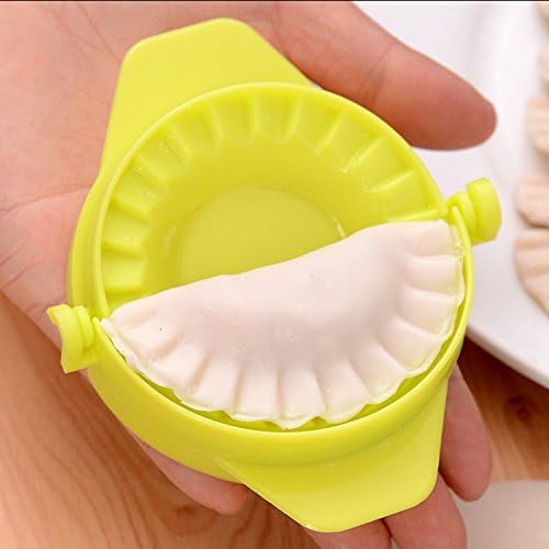 Zhisan 3Pcs Solid Colour Kitchen Manual Dumplings Plastic Folder Household Mold