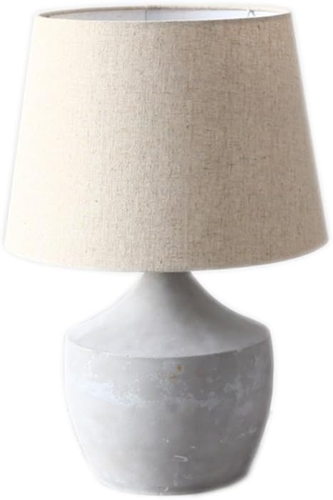 concrete bedside lamp
