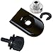 Amazicha Black Billet Aluminum Seat Bolt Tab Screw Mount Knob Cover Nut Kit Fit for Harley Davidson 1996-2019