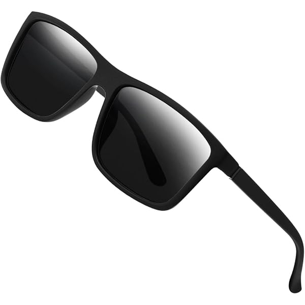 Flux Rainier Polarized Sports Sunglasses For Men & Women - Wraparound PC Lenses, Anti-Slip, Impact Resistant For Running, Cycling, Fishing