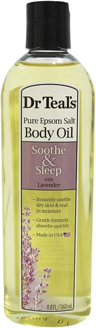 Dr Teal's Pure Epsom Salt Body Oil Soothe & Sleep Lavender 260ml