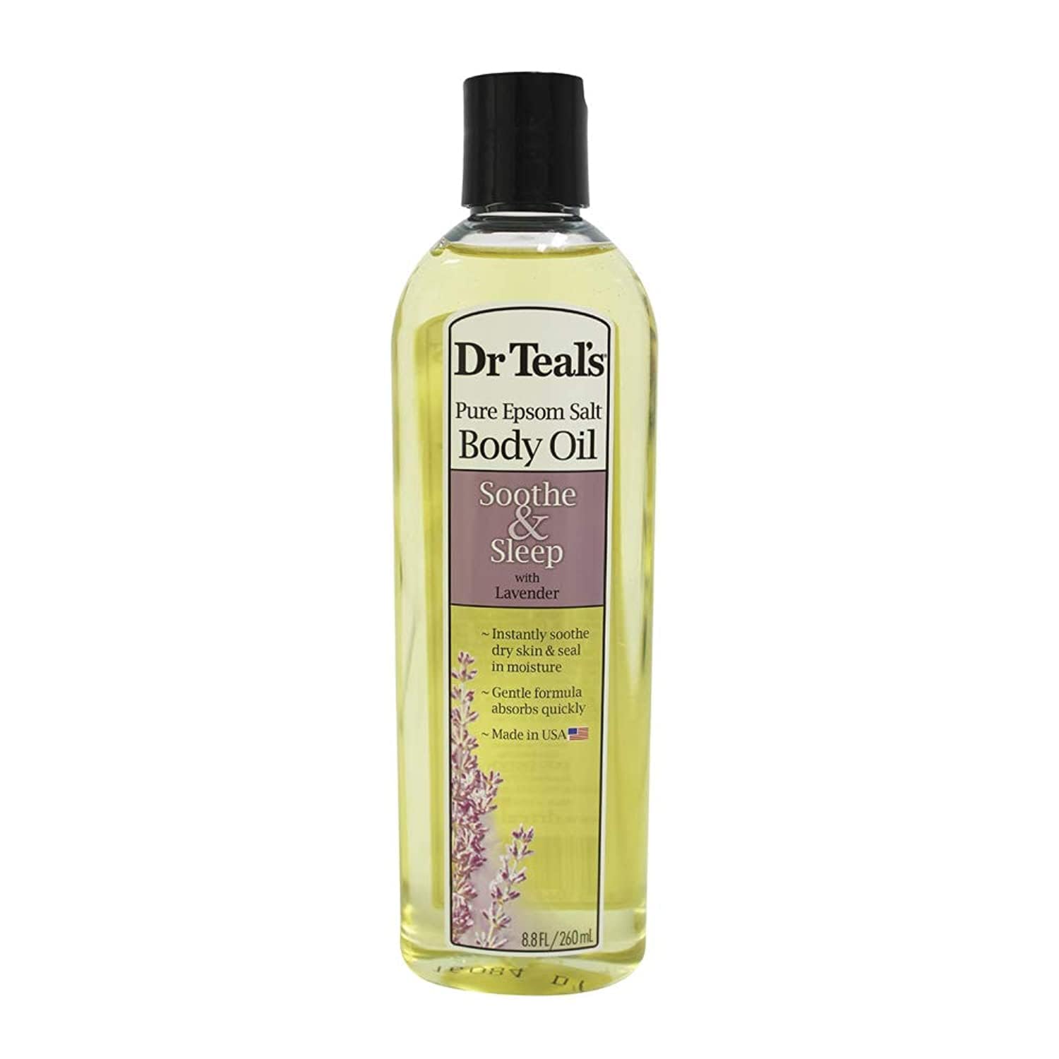 Dr Teal's Pure Epsom Salt Body Oil Soothe & Sleep with Lavender 260 ml