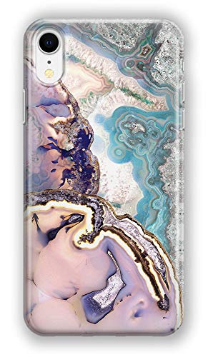 Recover Agate Marble iPhone XR Case. Soft Protective Silicone Cover iPhone XR. (Agate)