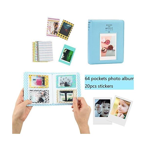 SAIKA Instant Camera Zubehör-Paket Kompatibel für Fujifilm Instax Mini 9 / Mini 8plus / Mini 8 Sofortbildfilmkamera… – Bild 5