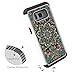 Galaxy S8 Plus Case, Anwish [Creative] Studded Rhinestone Crystal Bling Hybrid Totem Armor Defender Protective Case Cover for Samsung Galaxy S8 Plus