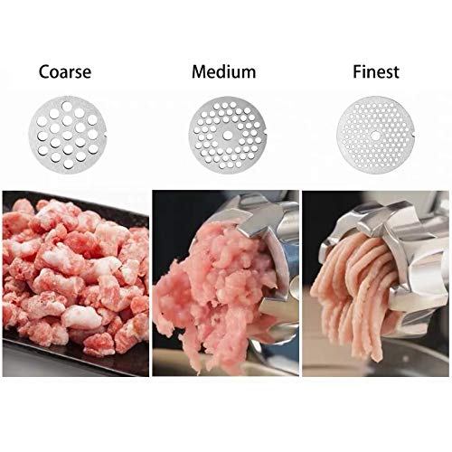 Sunmile SM-G31 Electric Meat Grinder - Max 1HP 800W- ETL Meat Mincer Sausage Grinder, Stainless Steel Cutting Blade, 3 Stainless Steel Grinding Plates, 1 Big Sausage Stuff - Thumbnail 2