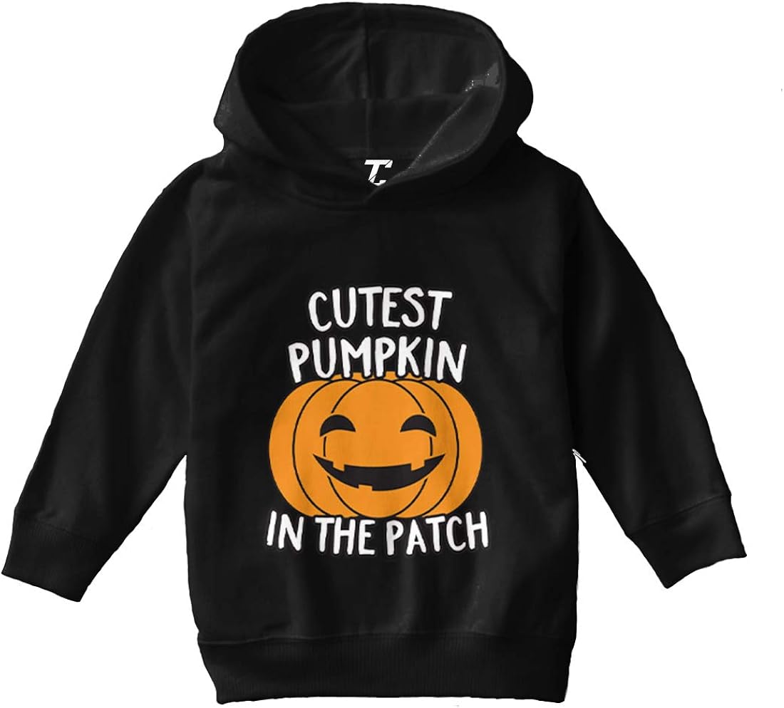 Amazon.com: Cutest Pumpkin in The Patch - Toddler/Youth Fleece Hoodie: Clothing