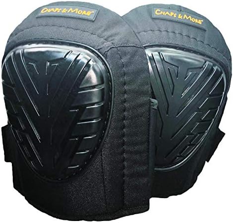Knee pads for work I comfortable gel cushion I One wide elastic neoprene fastening strap I No constriction due the knee protectors in the back of the knee I Lightweight and practical for all jobs