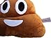 LeBeila Prime Poop Emoji Pillow 32 cm Big Laughing Poo Face Emotion Cushion Open Eyes Stuffed Plush Soft Throw Pillow Toy (1, Brown)