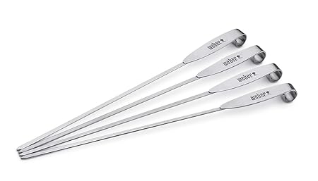 Weber 7618 Elevations Tiered Cooking System 4-Piece Skewer Set