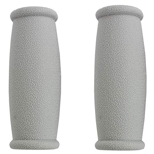 Pivit Crutch Foam Hand Grips | Gray | 2 Pack | Replacement Cushion Handles Kit | Hand Pads For Auxiliary Underarm Crutches | Premium Padding Handgrips Designed To Upgrade Not Just Replace