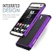 Sony Xperia C5 Ultra Case, MoKo [Shock Absorption] Slim Dual Layer Protective Case with Soft Silicone Bumper and Rigid PC Back Cover for Sony Xperia C5 Ultra 6.0 Inch (2015) - Purple