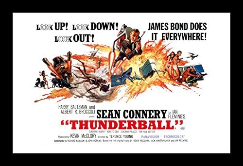 Wallspace James Bond Thunderball - 11x17 Framed Movie Poster