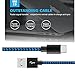 USB Type C Cable, SunCable Short USB C Cable 3Pack 1ft/30cm Nylon Braided Fast Type C Charger Cord for Samsung Galaxy S9 S8 Plus Note 8,LG G5 G6 V30,HTC 10,Nexus 5X/6P,Google Pixel XL (3Pack)